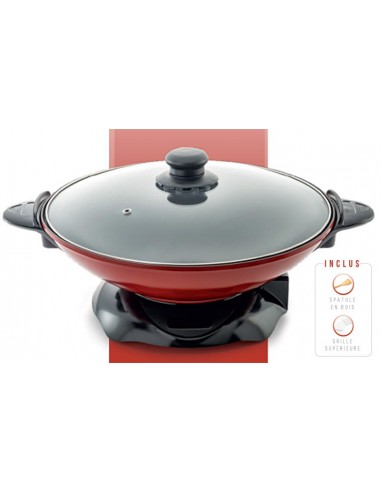 Wok rouge 1500w - Livraison offerte 50-70% off 