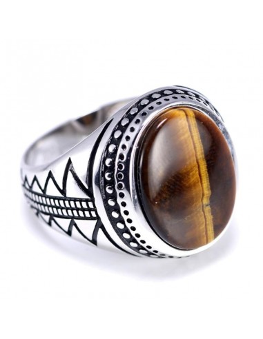 Bague Oeil de Tigre Homme prix