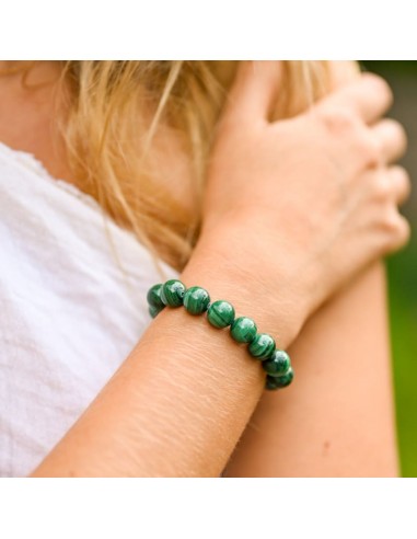 Bracelet Malachite 10mm destockage