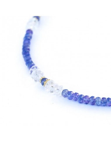 Collier Tanzanite en linge