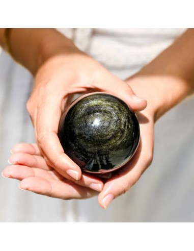 Obsidienne Dorée Sphère pour bénéficier 