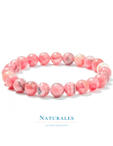 Bracelet Rhodochrosite (RARE) - harmonie une grave pollution 